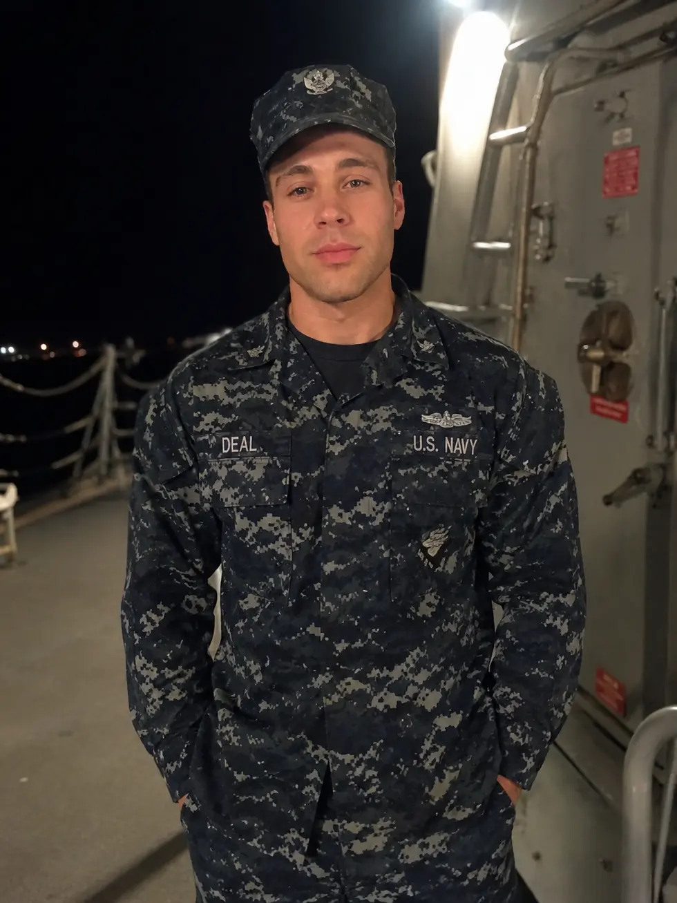 Petty Officer Ramsey Deal in uniform, 2013